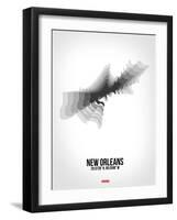 New Orleans Radiant Map 4-NaxArt-Framed Art Print