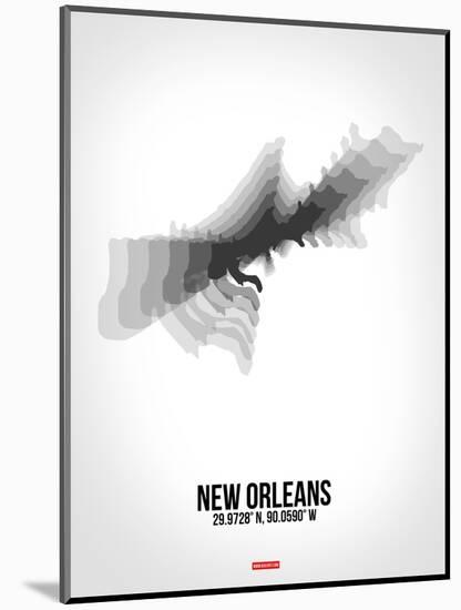 New Orleans Radiant Map 4-NaxArt-Mounted Art Print