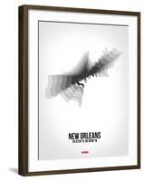 New Orleans Radiant Map 4-NaxArt-Framed Art Print