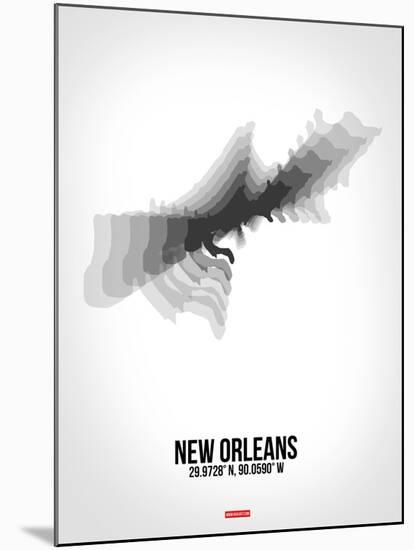 New Orleans Radiant Map 4-NaxArt-Mounted Art Print