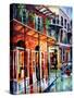 New Orleans Rainy Day-Diane Millsap-Stretched Canvas