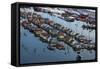 New Orleans Residential Neighborhood Flooded after Hurricane Katrina, Aug. 30, 2005-null-Framed Stretched Canvas