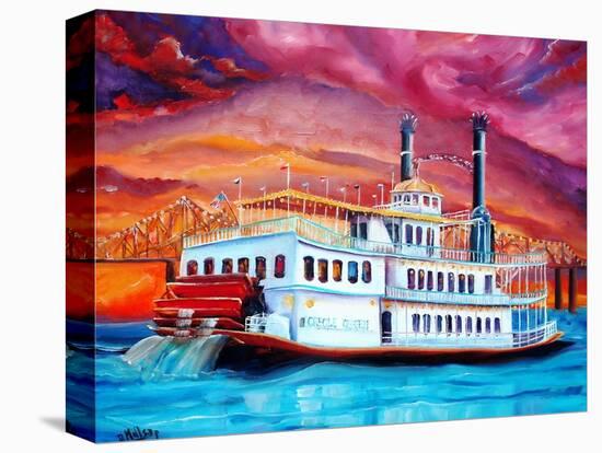 New Orleans River Boat-Diane Millsap-Stretched Canvas