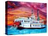 New Orleans River Boat-Diane Millsap-Stretched Canvas