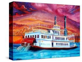 New Orleans River Boat-Diane Millsap-Stretched Canvas