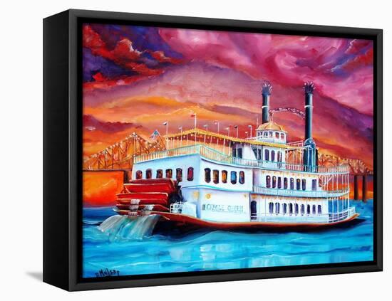 New Orleans River Boat-Diane Millsap-Framed Stretched Canvas