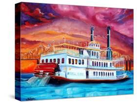 New Orleans River Boat-Diane Millsap-Stretched Canvas