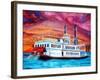 New Orleans River Boat-Diane Millsap-Framed Art Print