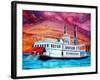 New Orleans River Boat-Diane Millsap-Framed Art Print