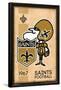 New Orleans Saints - Retro Logo 14-null-Framed Poster