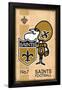 New Orleans Saints - Retro Logo 14-null-Framed Poster