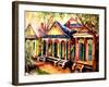 New Orleans Shotgun Houses-Diane Millsap-Framed Art Print