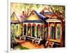 New Orleans Shotgun Houses-Diane Millsap-Framed Art Print