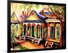 New Orleans Shotgun Houses-Diane Millsap-Framed Art Print