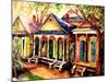 New Orleans Shotgun Houses-Diane Millsap-Mounted Art Print