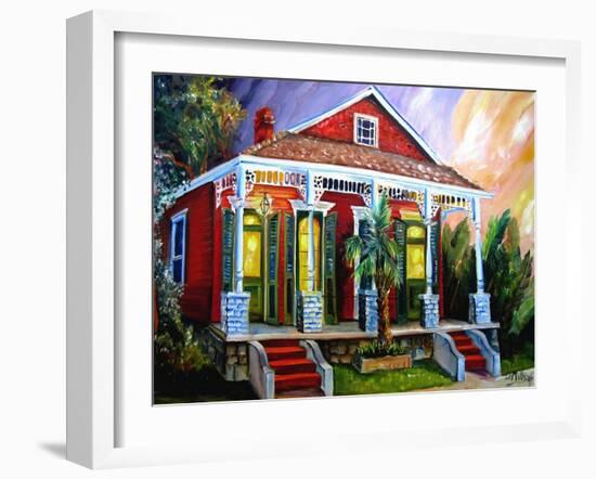 New Orleans Shotgun-Diane Millsap-Framed Art Print