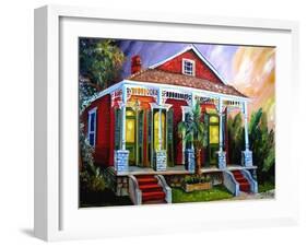 New Orleans Shotgun-Diane Millsap-Framed Art Print