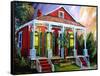 New Orleans Shotgun-Diane Millsap-Framed Stretched Canvas