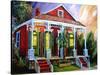 New Orleans Shotgun-Diane Millsap-Stretched Canvas