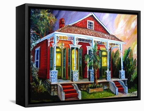 New Orleans Shotgun-Diane Millsap-Framed Stretched Canvas