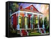 New Orleans Shotgun-Diane Millsap-Framed Stretched Canvas