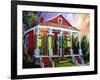 New Orleans Shotgun-Diane Millsap-Framed Art Print