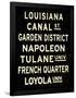 New Orleans Sign-null-Framed Poster