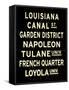 New Orleans Sign-null-Framed Stretched Canvas