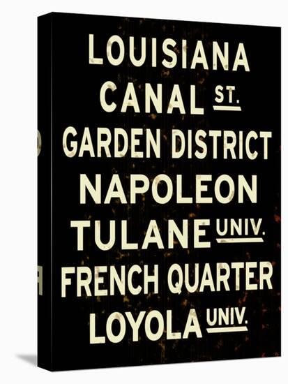 New Orleans Sign-null-Stretched Canvas