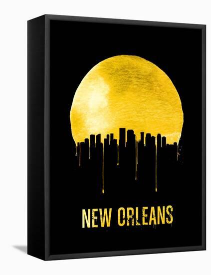 New Orleans Skyline Yellow-null-Framed Stretched Canvas