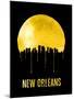 New Orleans Skyline Yellow-null-Mounted Art Print