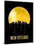 New Orleans Skyline Yellow-null-Stretched Canvas