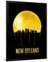 New Orleans Skyline Yellow-null-Framed Art Print