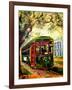 New Orleans St Charles Streetcar-Diane Millsap-Framed Art Print