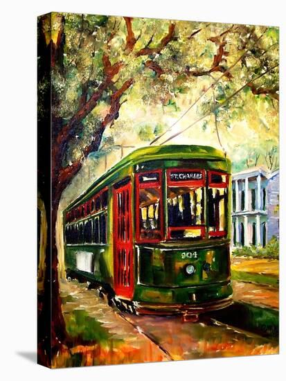 New Orleans St Charles Streetcar-Diane Millsap-Stretched Canvas