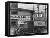 New Orleans Street Corner, My T Good Bakery Truck in Foreground, Louisiana, August, 1936-null-Framed Stretched Canvas