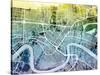 New Orleans Street Map-Michael Tompsett-Stretched Canvas