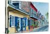 New Orleans, Street Scene, Pierre Hotel-Anthony Butera-Stretched Canvas