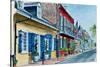 New Orleans, Street Scene, Pierre Hotel-Anthony Butera-Stretched Canvas