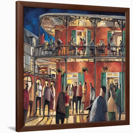 New Orleans Streets-Didier Lourenco-Framed Art Print