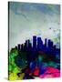 New Orleans Watercolor Skyline-NaxArt-Stretched Canvas