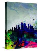 New Orleans Watercolor Skyline-NaxArt-Stretched Canvas