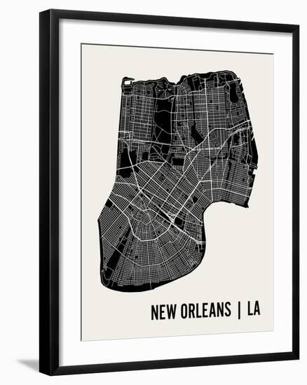 New Orleans-Mr City Printing-Framed Art Print