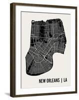 New Orleans-Mr City Printing-Framed Art Print