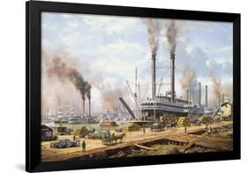 New Orleans-Roy Cross-Framed Giclee Print