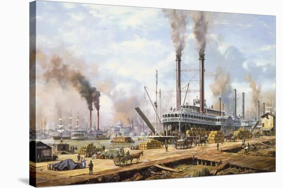 New Orleans-Roy Cross-Stretched Canvas