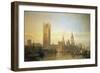 New Palace of Westminster from the River Thames-David Roberts-Framed Giclee Print