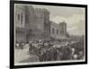 New Palace-Yard on the Day Mr Gladstone Moved the Second Reading of the Reform Bill-null-Framed Giclee Print