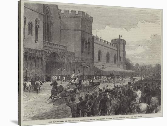 New Palace-Yard on the Day Mr Gladstone Moved the Second Reading of the Reform Bill-null-Stretched Canvas