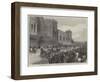 New Palace-Yard on the Day Mr Gladstone Moved the Second Reading of the Reform Bill-null-Framed Giclee Print